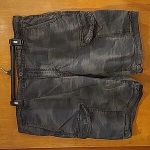 Faded Glory Camouflage & Striped Cargo Shorts Men's 42